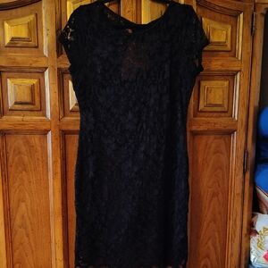 Little Black Lace Dress, XXL